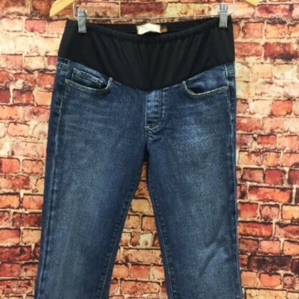 Paige maternity Capri denim shorts size 29